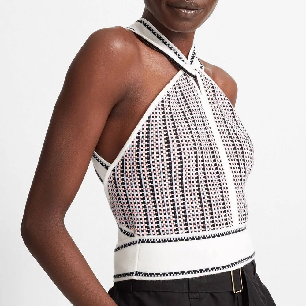 Club Monaco Raeni Multi Sweater Tank | Color: Blue Multi | Size: Small